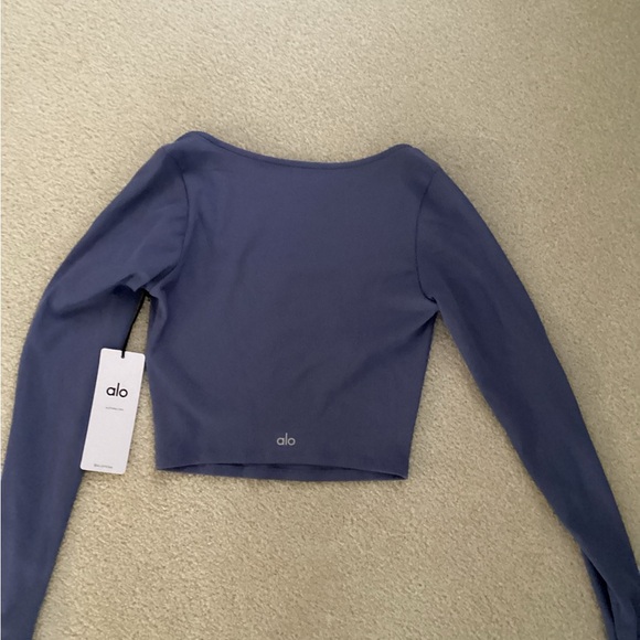 ALO Ribbed Showstopper long sleeve - Picture 5 of 5